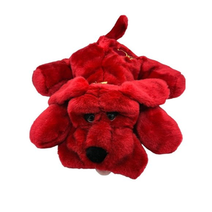 Vintage Kids‎ of America Corp Plush Red Dog Puppy Love Collar 16” Stuffed Animal